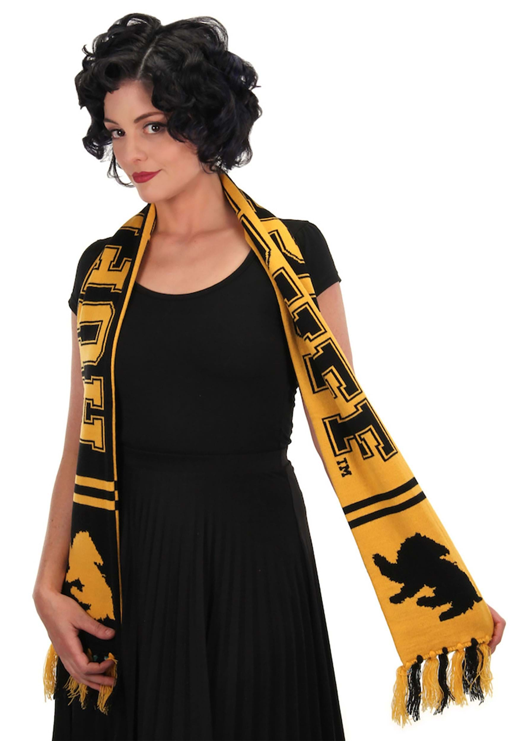 Hufflepuff Hogwarts Reversible Knit Scarf