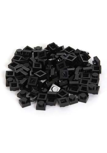 Bricky Blocks 100 Pieces 1x1 Black