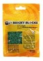 Bricky Blocks 100 Pieces 1x1 Green Alt 1