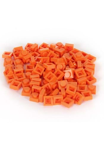 Bricky Blocks 100 Pieces 1x1 Orange