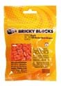 Bricky Blocks 100 Pieces 1x1 Orange Alt 1