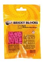 Bricky Blocks 100 Pieces 1x1 Magenta Alt 1