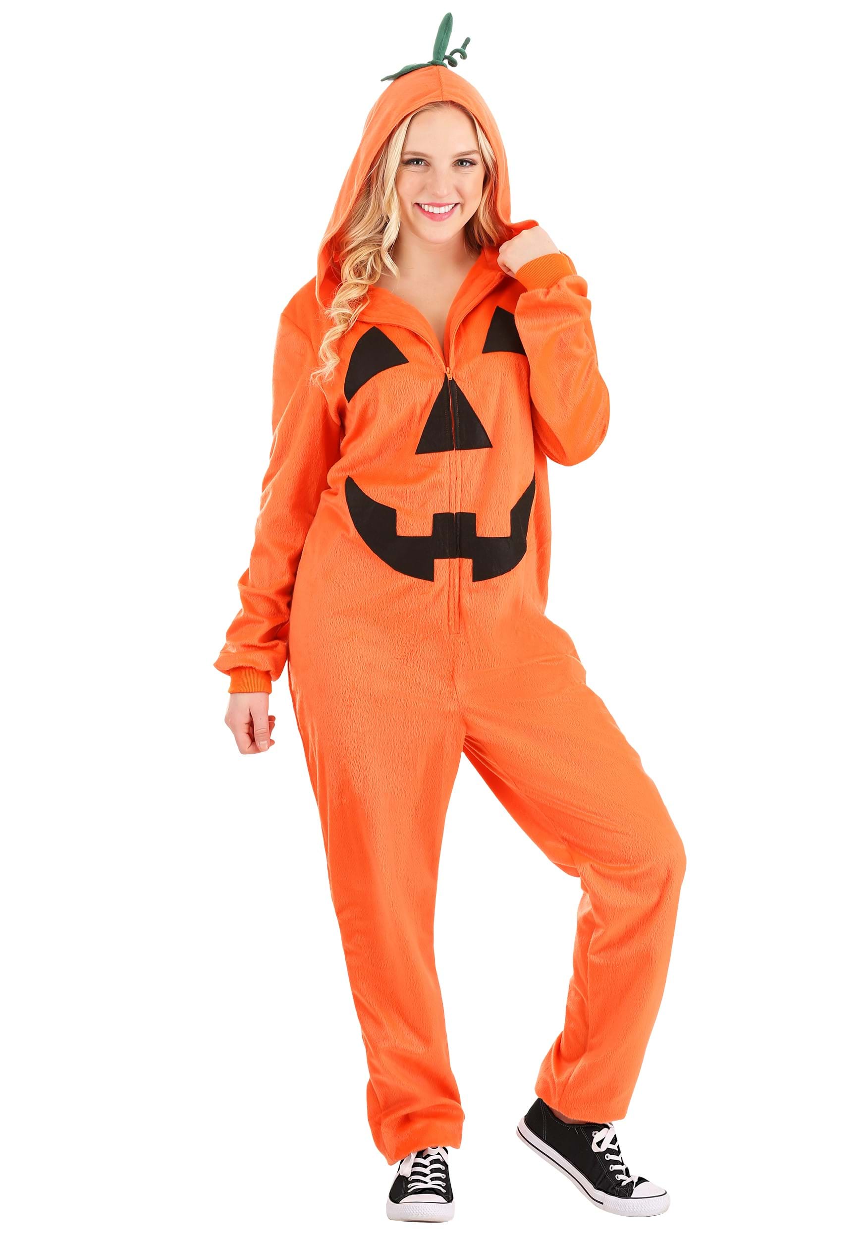 Adult Jumpsuit Pumpkin Costume