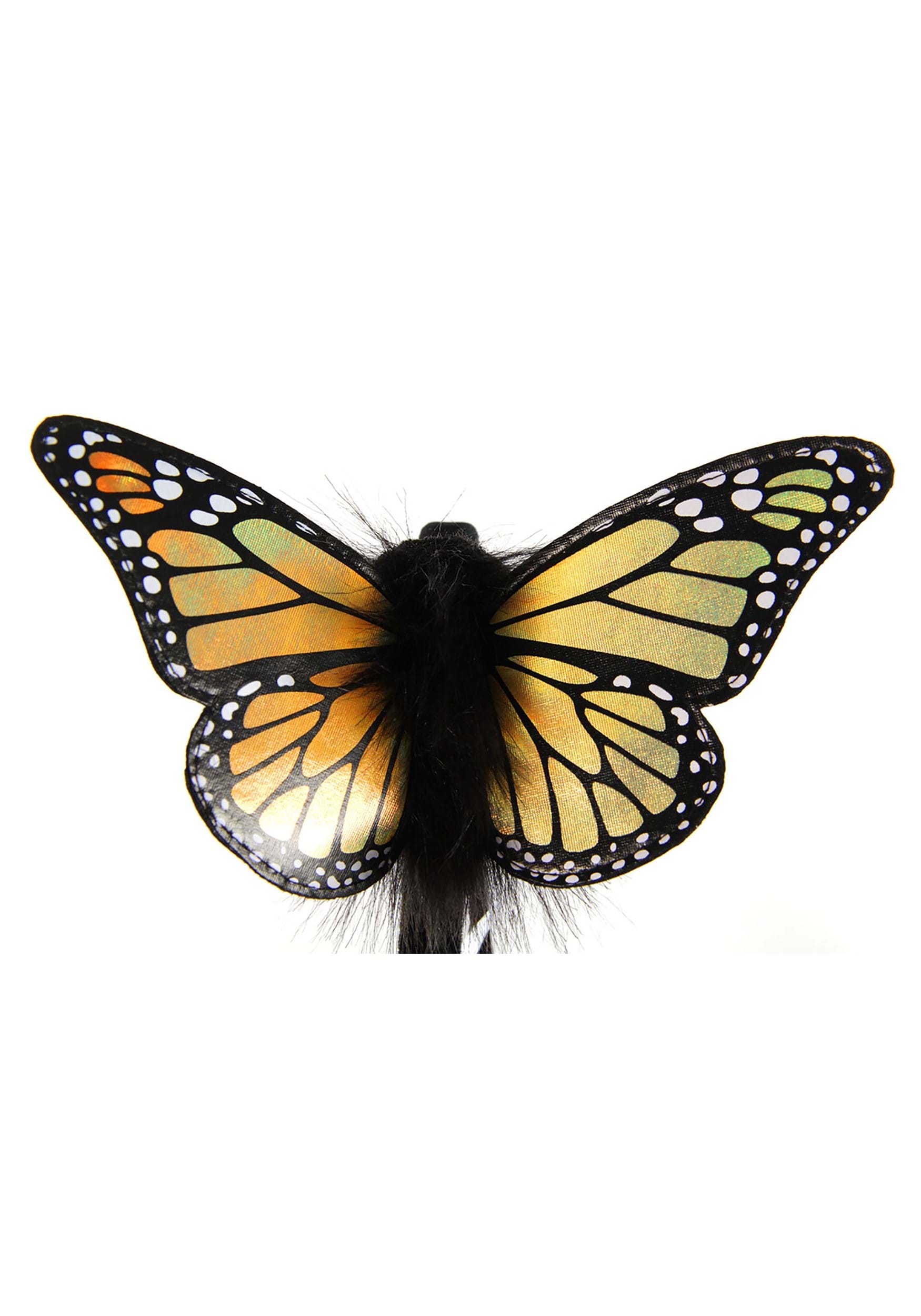 Springy Monarch Butterfly Headband Costume