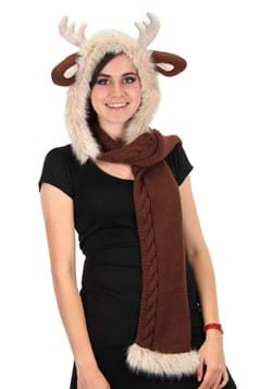 Reindeer Knit Hood