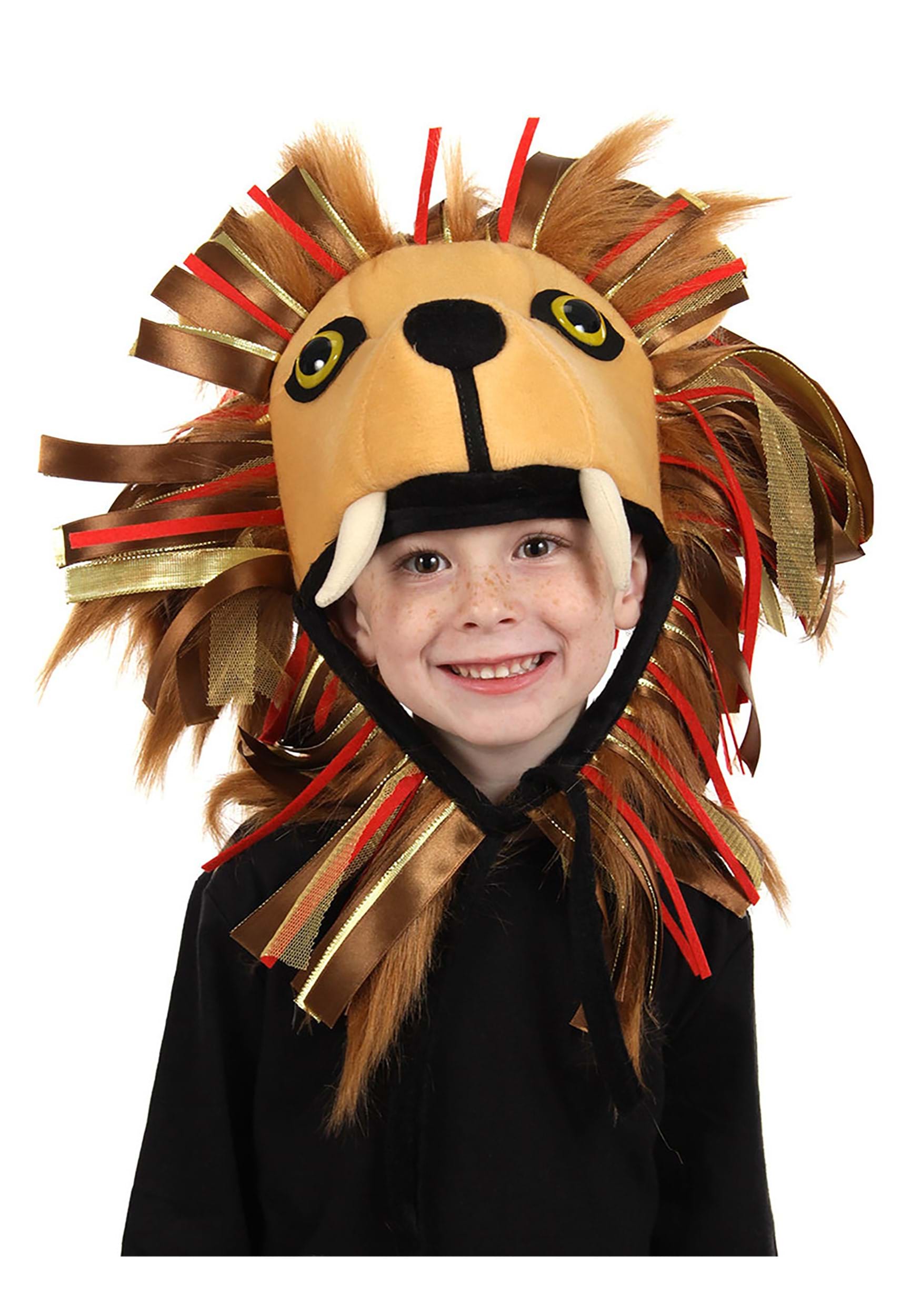 Luna Lovegood Lion Head Hat Adult Kids Halloween Costume Fancy Dress.