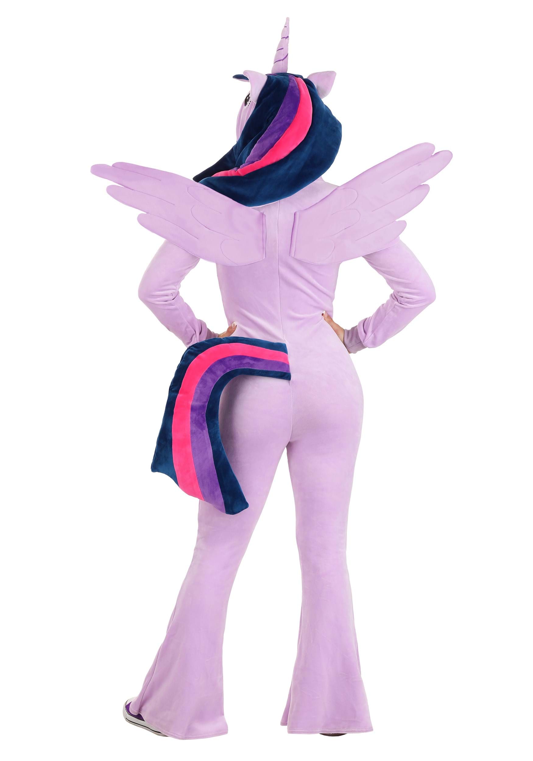  Fun Costumes My Little Pony Twilight Sparkle, Women, Purple  Winged Unicorn Jumpsuit, Size- Large : Clothing, Shoes & Jewelry