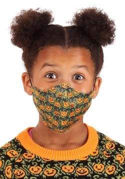 Child Pumpkins Sublimated Face Mask