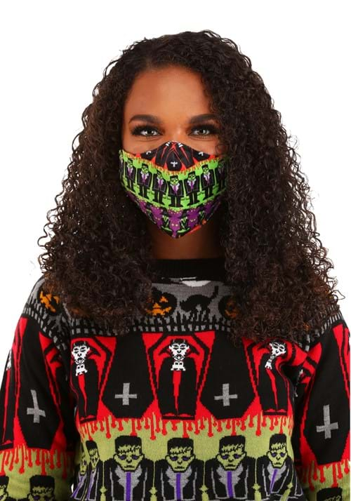 Monsters Sublimated Adult Face Mask 1706