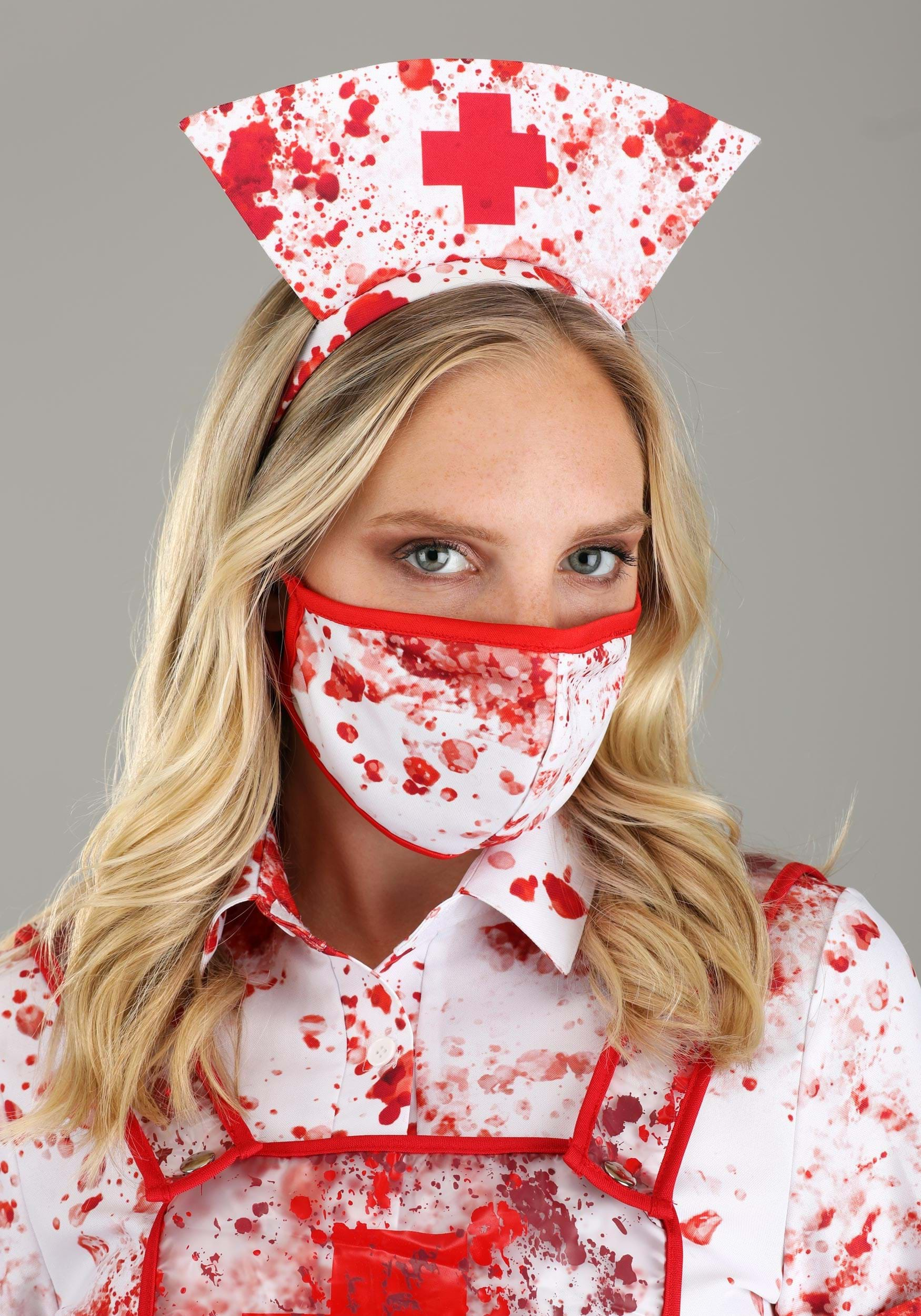  Womens Fake Blood Splatter Halloween Costume DIY Red