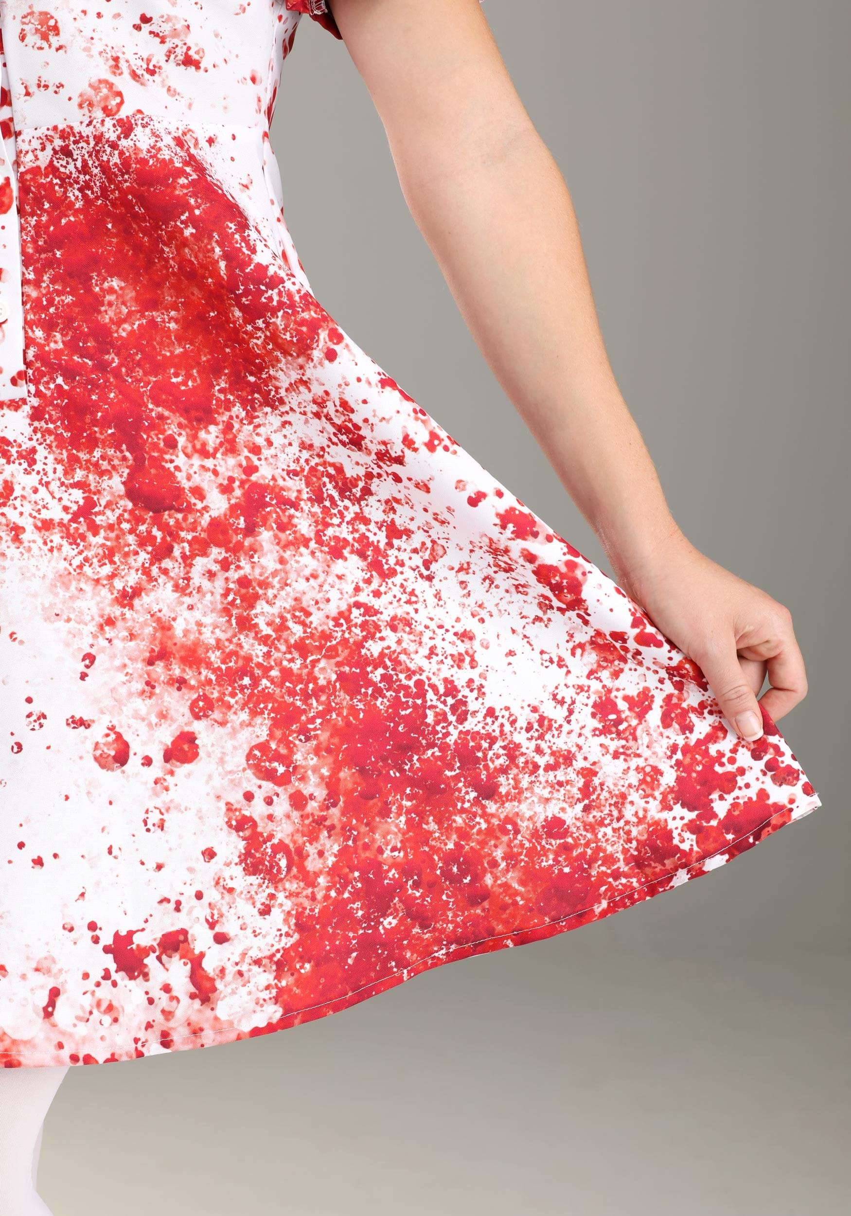  Womens Fake Blood Splatter Halloween Costume DIY Red