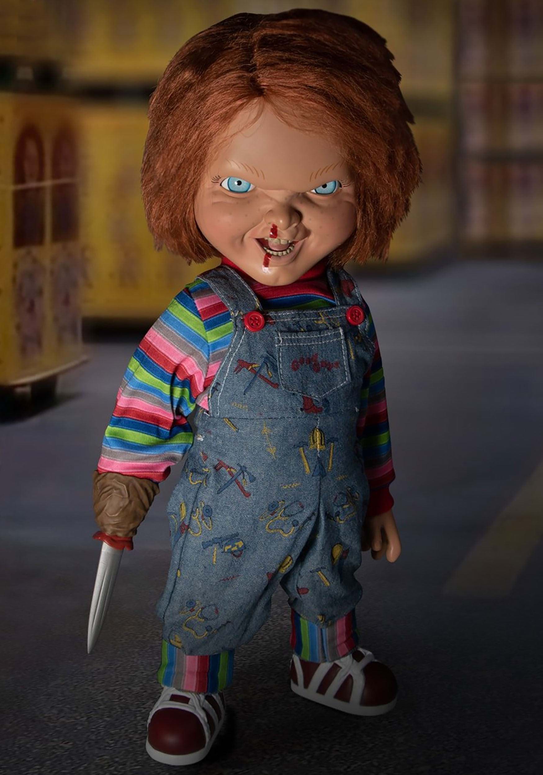 Mega Scale Child's Play 2 Talking amenazante muñeca Chucky Multicolor Colombia
