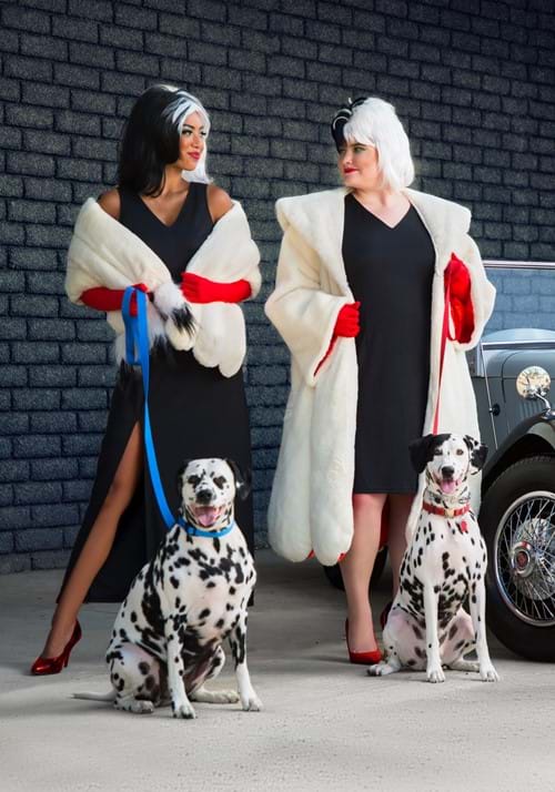 Plus Size Deluxe Cruella De Vil Coat Costume for Women