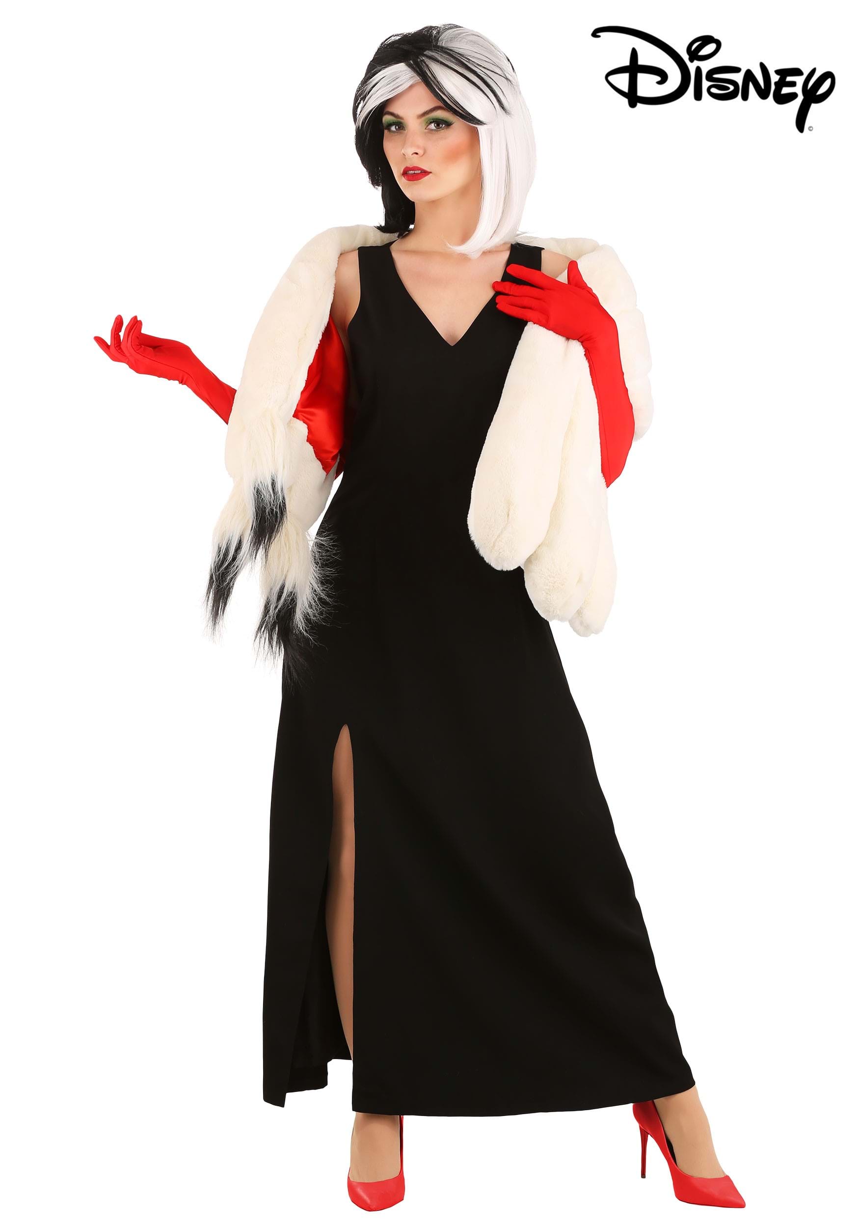 Cruella De Vil Stole Costume For Women