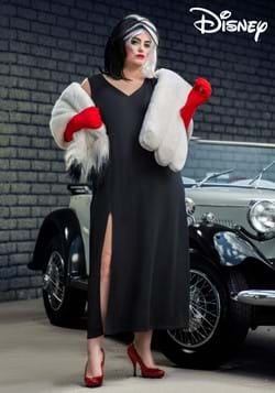 Plus Size Prestige Cruella De Vil Stole Costume-2