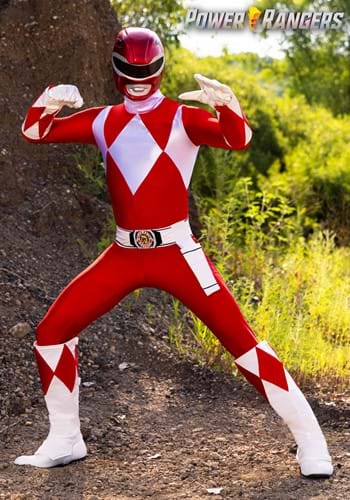 Authentic Power Rangers Red Ranger Costume-update