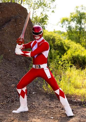 Authentic Power Rangers Red Ranger Adult Costume
