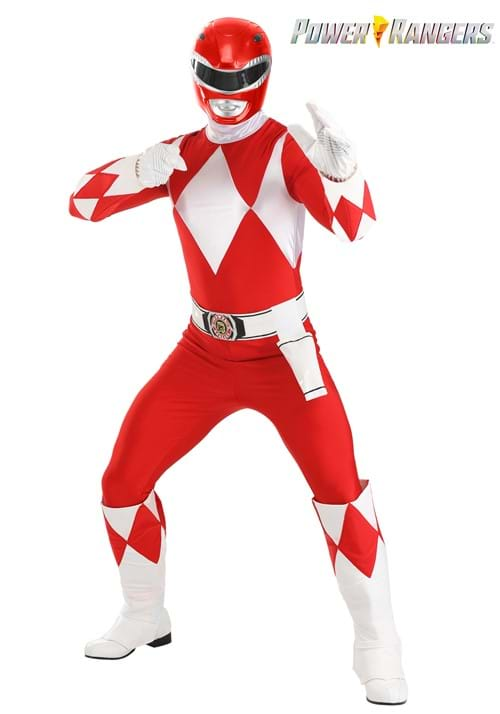 Authentic Power Rangers Red Ranger Adult Costume