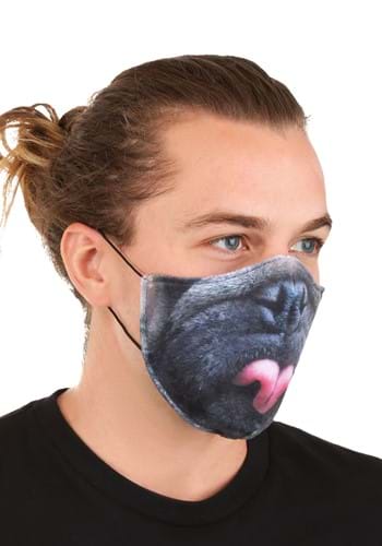 Pug Sublimated Face Mask for Adults | Dog Costume Accessories