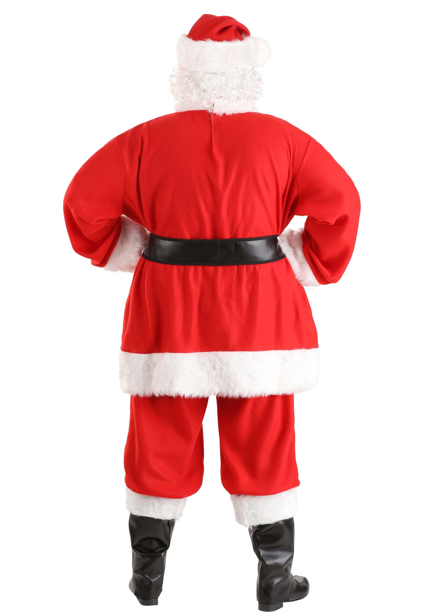 Plus Size Men's Holiday Santa Claus Costume
