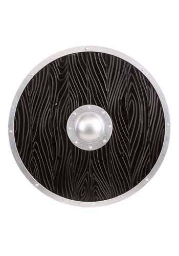 Wood-Look Viking Shield Black 