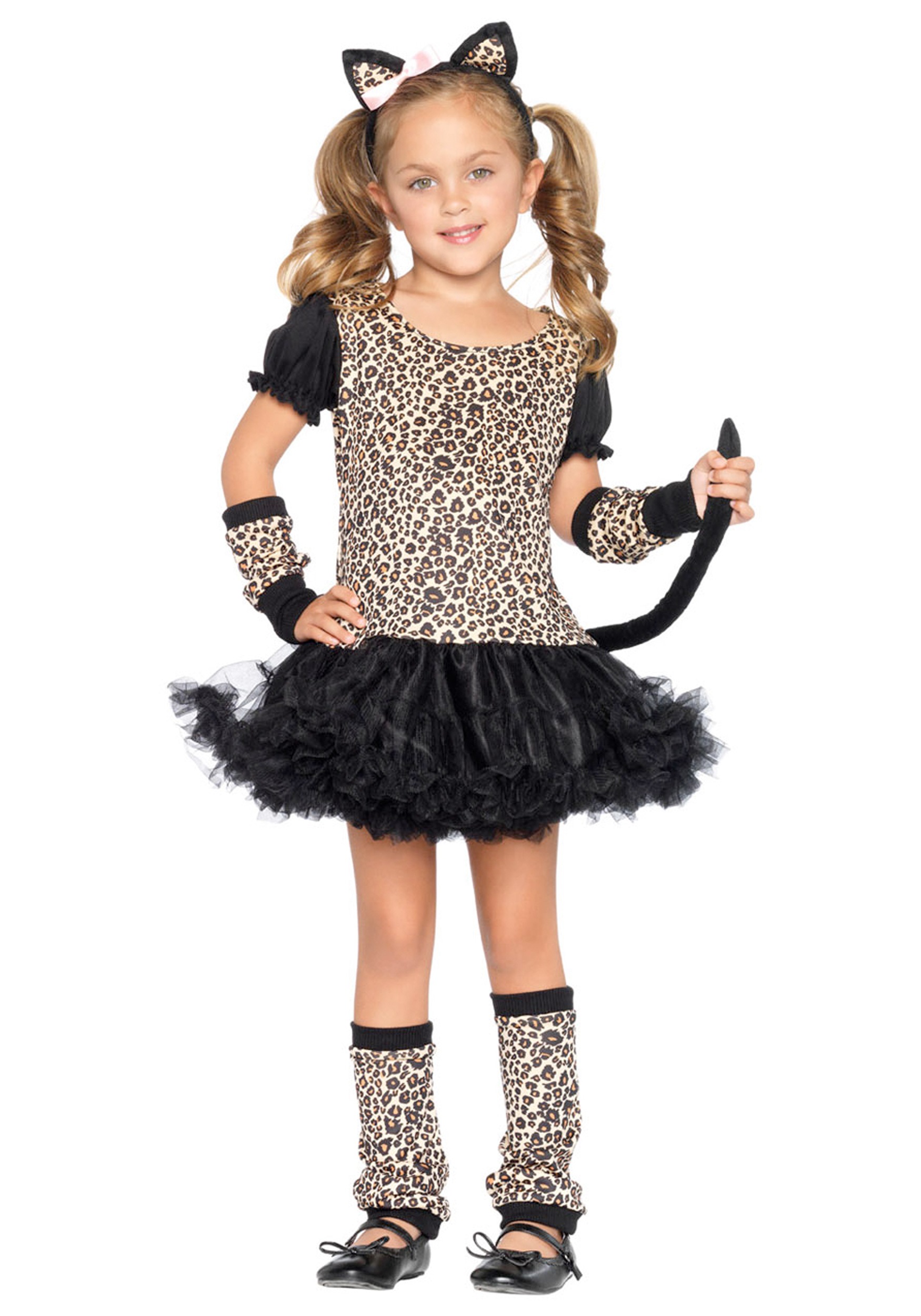 Disfraz de leopardo de tutú infantil Multicolor