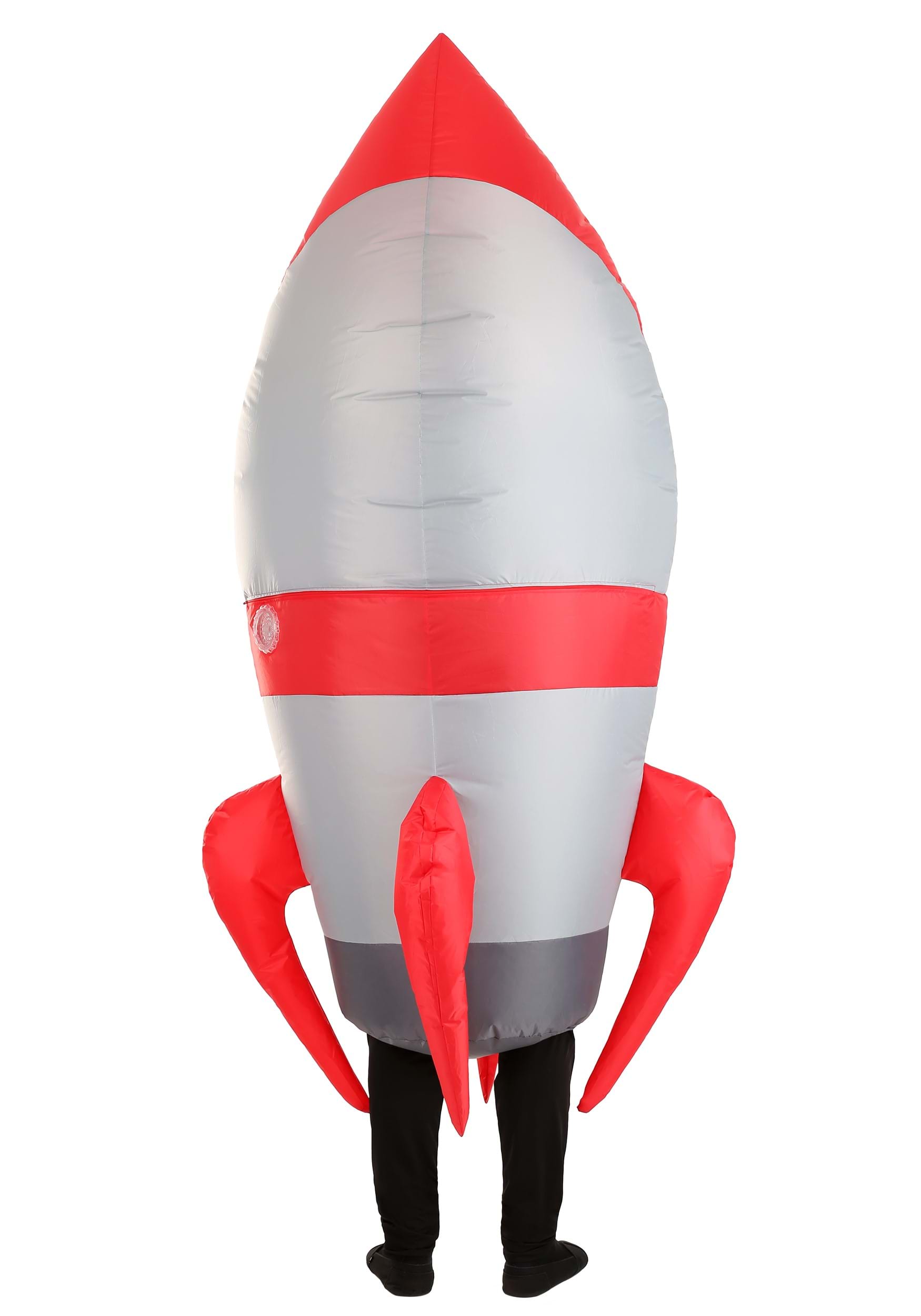 Bodysocks® Space Rocket Ship Jet Missile Inflatable Costume for Adults Spaceship 