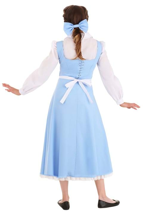 Womens Beauty and the Beast Belle Blue Dress Costume