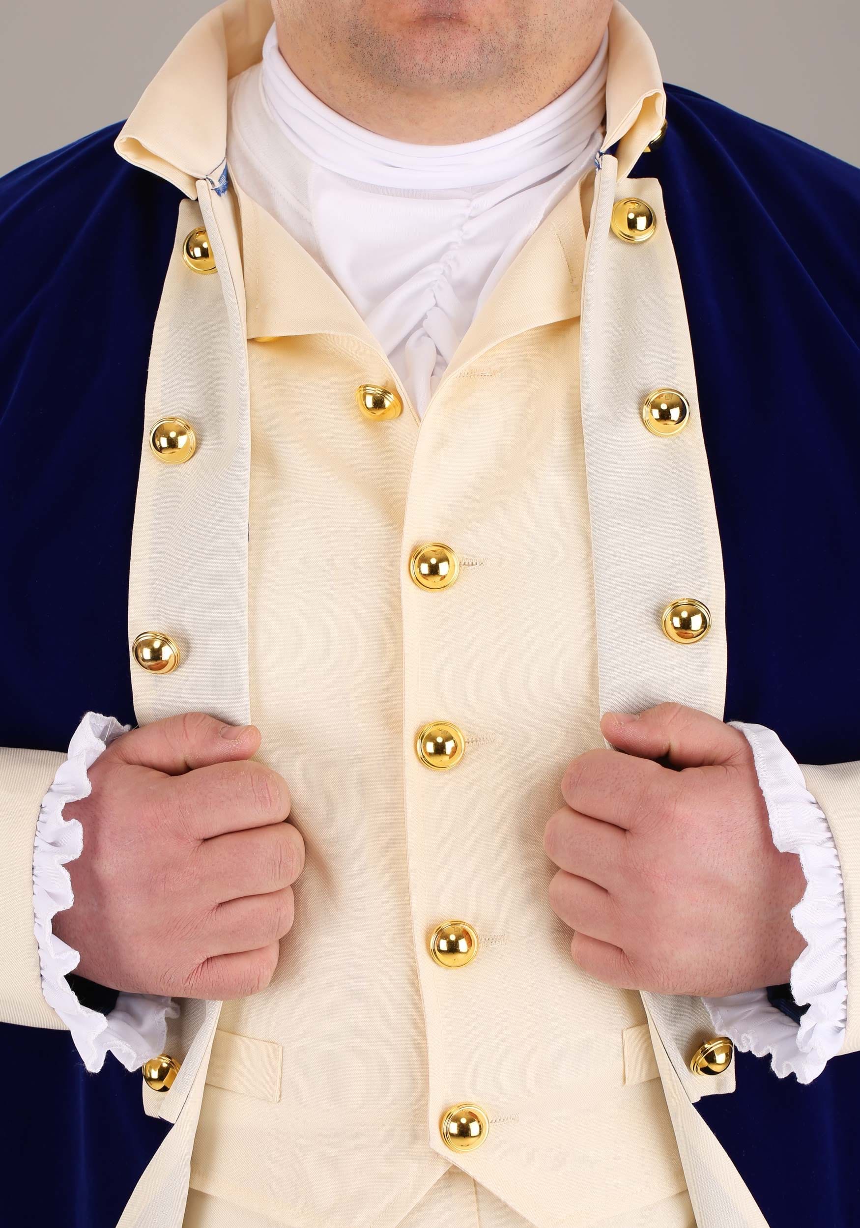 Plus Size Alexander Hamilton Men's Costume
