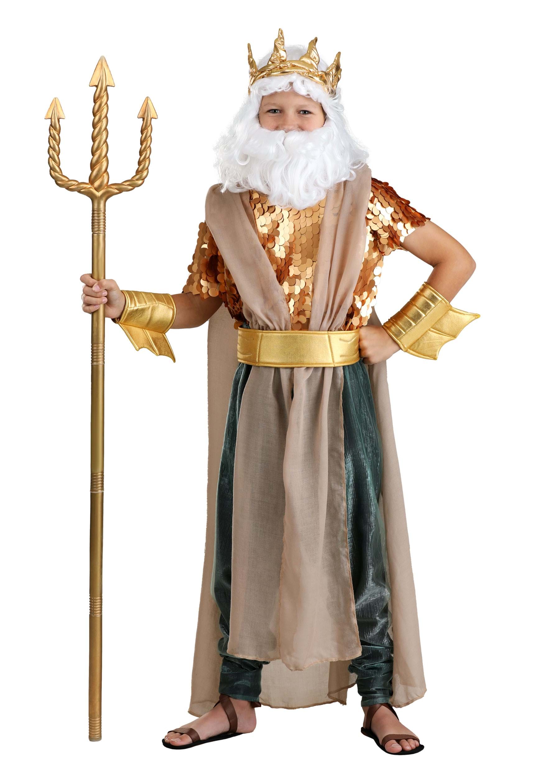Kid's Poseidon Costume