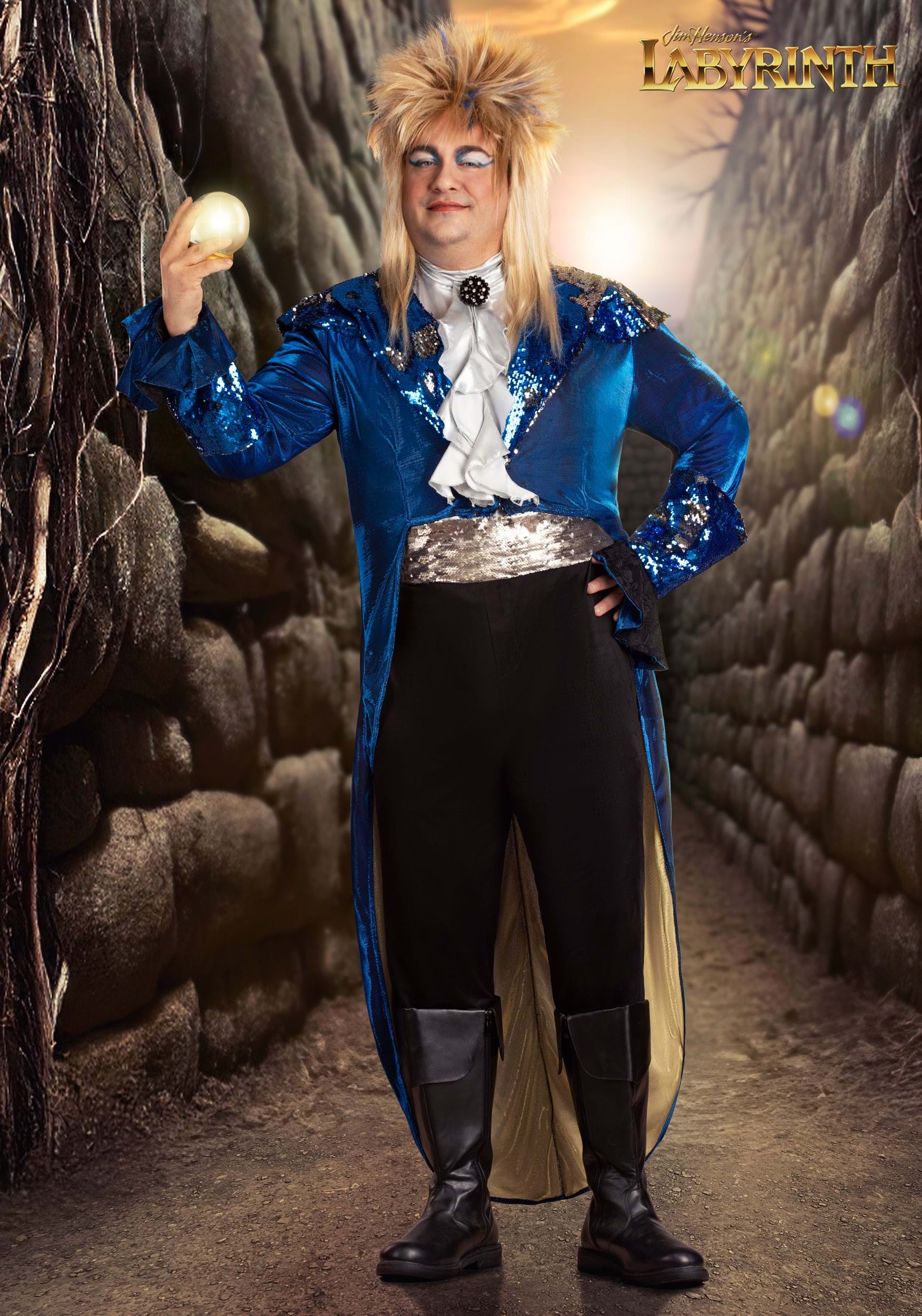 Adult Plus Size Labyrinth Deluxe Jareth Costume