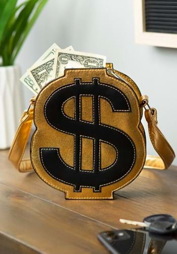 Gold Dollar Sign Purse