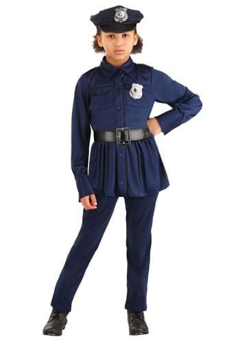 Cop Pants Girl's Costume | Kid's Police Costumes