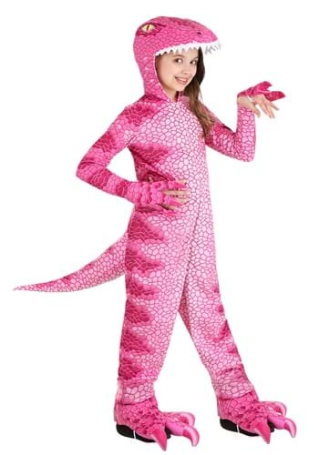 Women's Pink Dinosaur Onesie