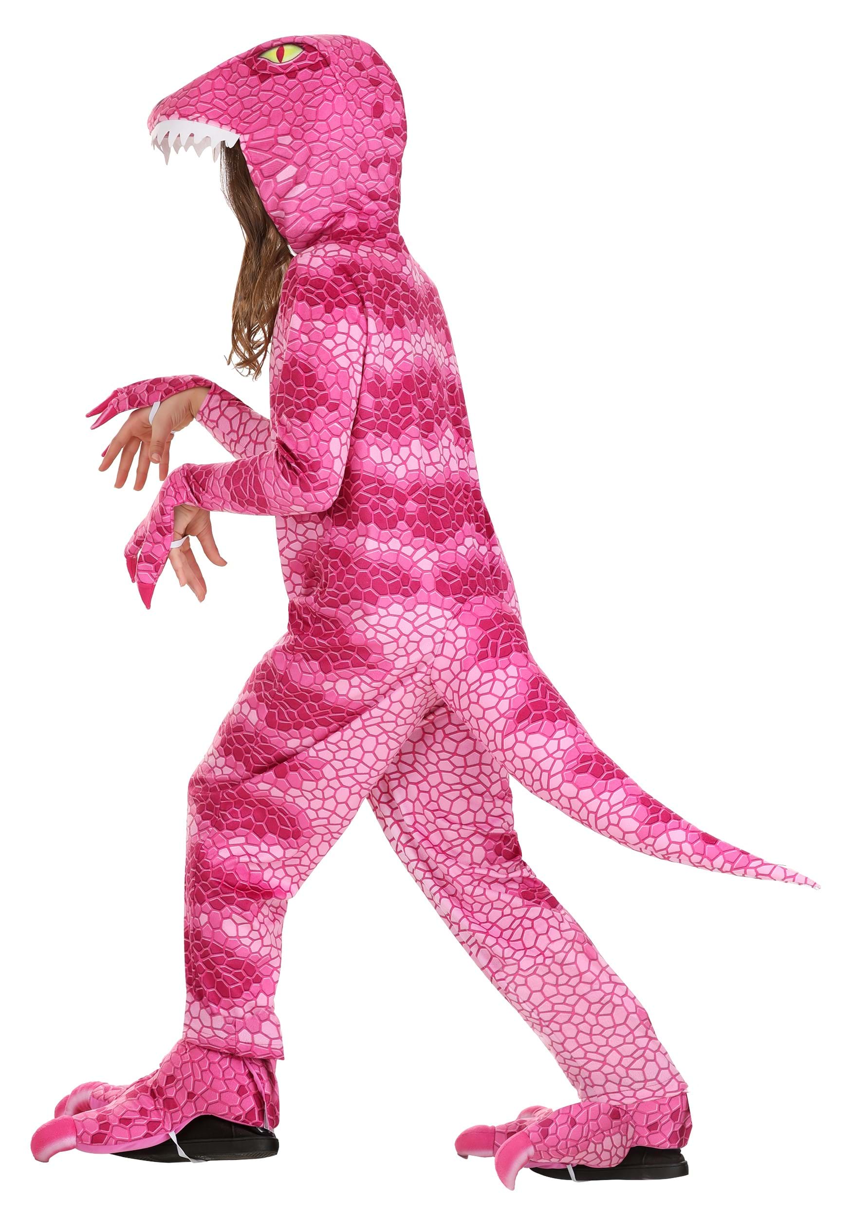 Pink Daring Dinosaur Costume For Girls , Kid's Dinosaur Costumes