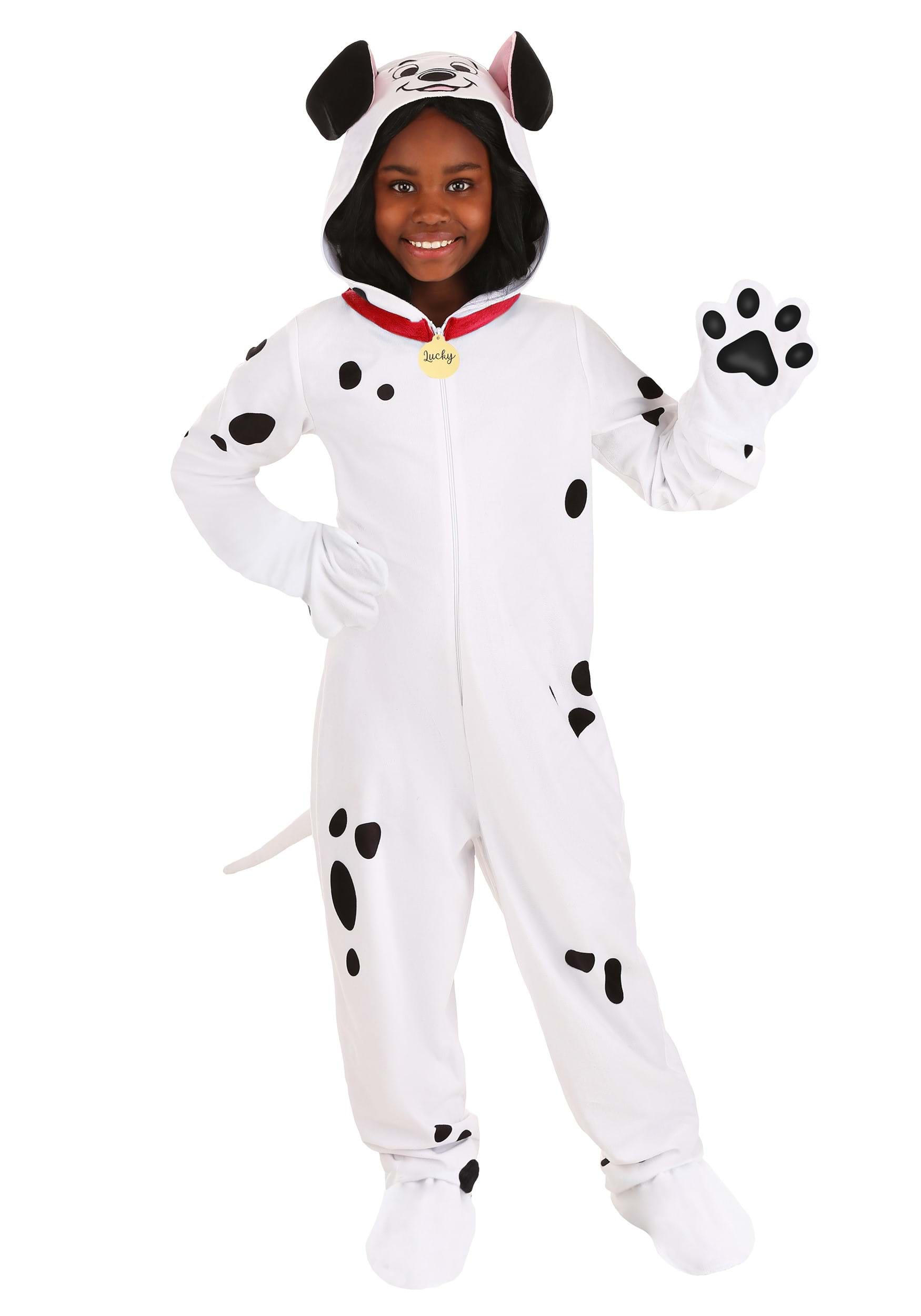 Photos - Fancy Dress Lucky FUN Costumes 101 Dalmatians  Costume Onesie | Disney Kid's Costumes B 
