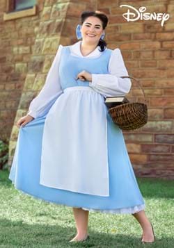 Plus Size Beauty and the Beast Belle Blue Dress Costume-2