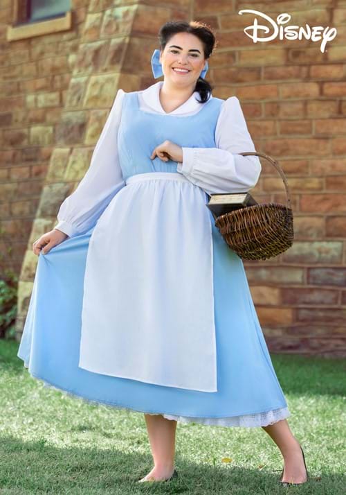 Beauty and the Beast Plus Size Belle Blue Costume Dress