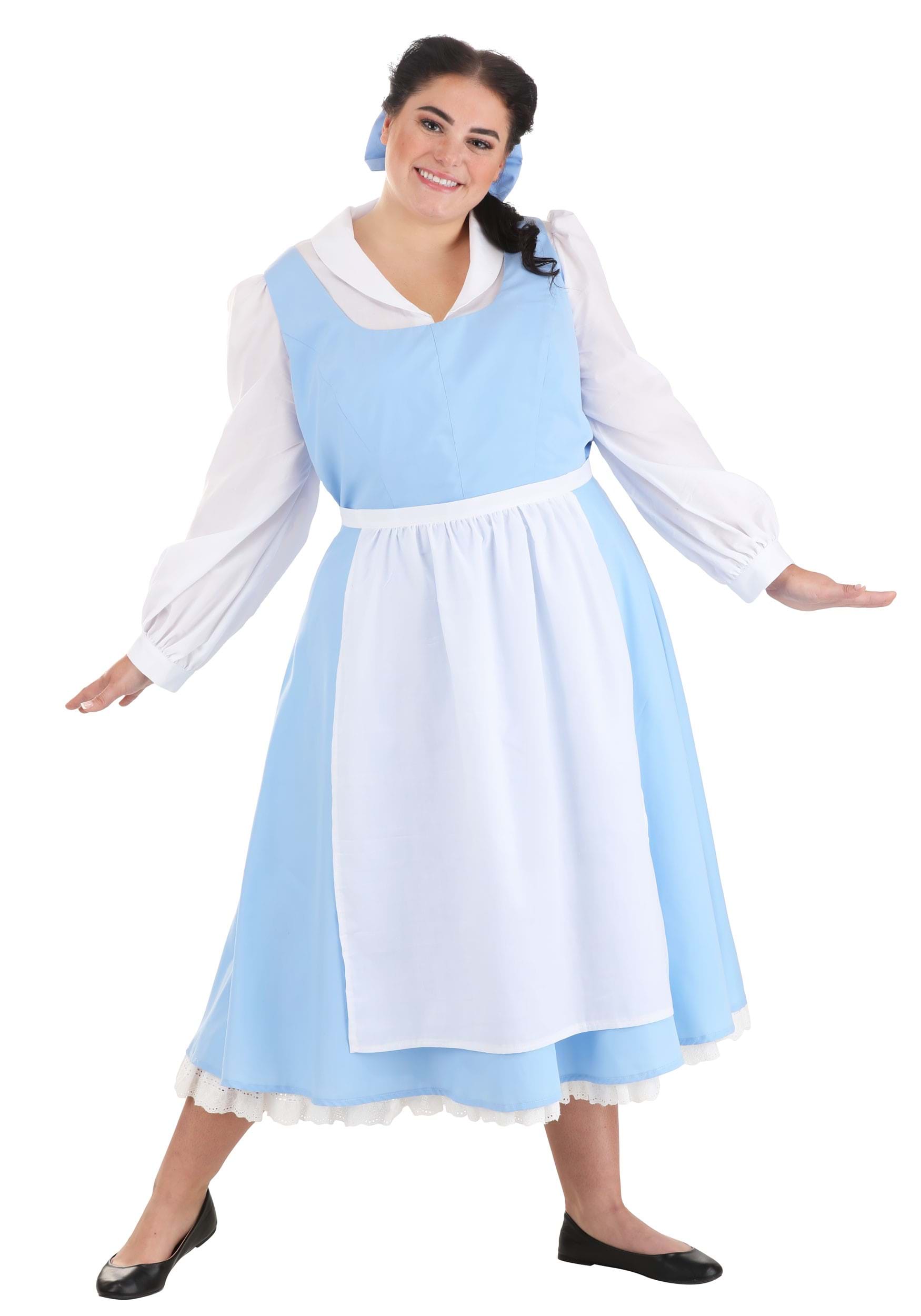 Beauty And The Beast Plus Size Belle Blue Costume Dress