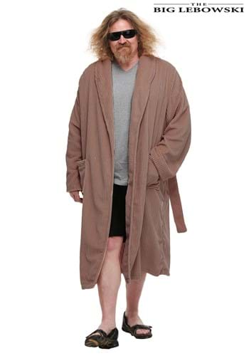 Costume Agent The Dude and Maude Robe Cosplay Full Length Long Olive Green Robe - S/M