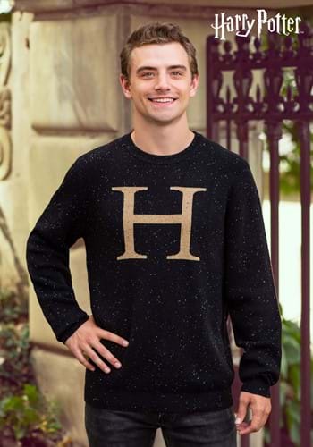 Harry Potter "H" Christmas Adult Sweater Alt 1