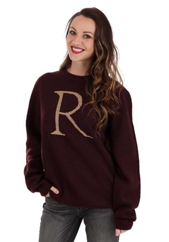 Ron Weasley "R" Christmas Sweater for Adults
