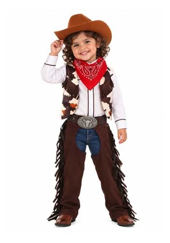 Toddler Cowgirl Chaps Costume Upd 1