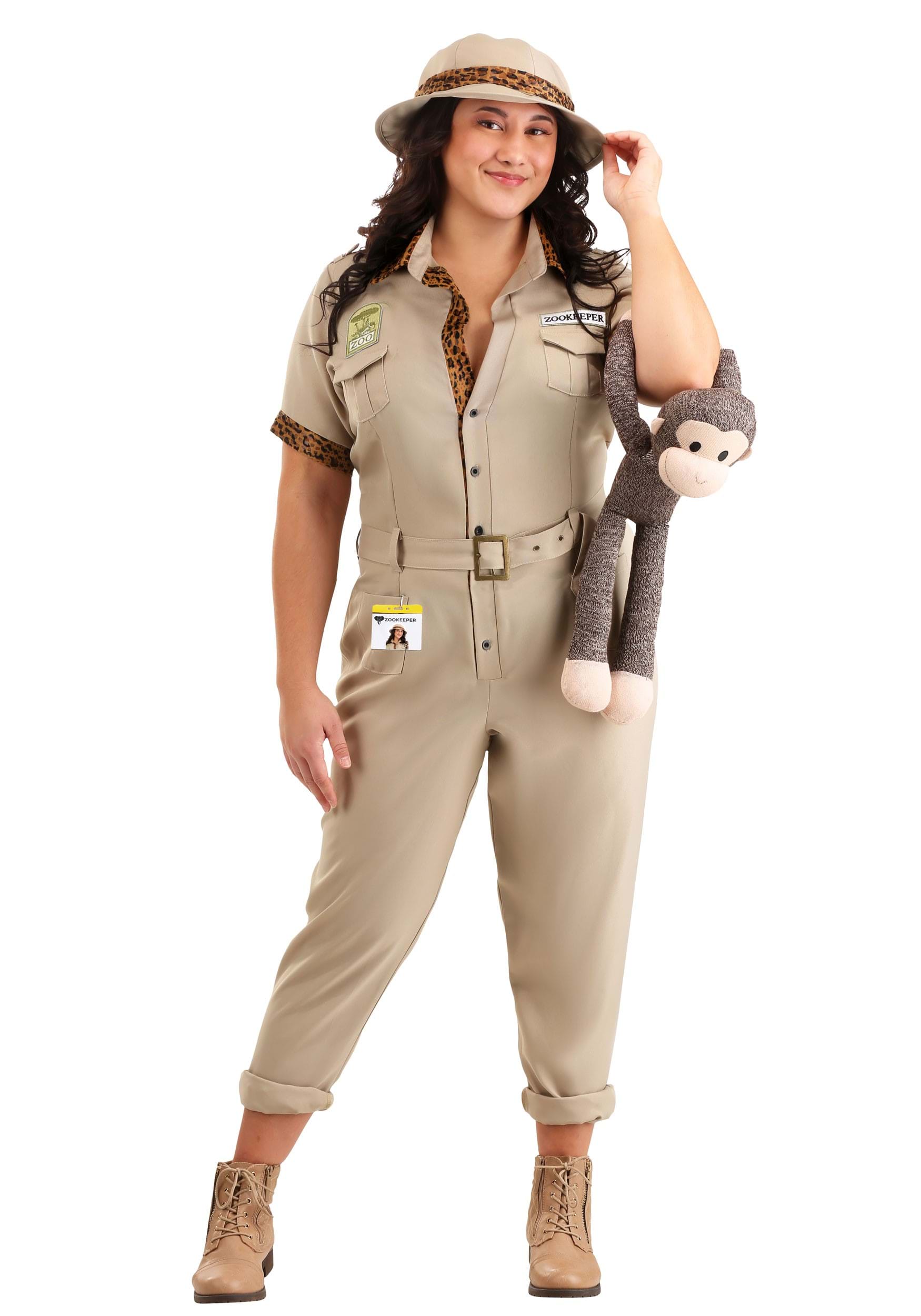 Plus Size Zookeeper Costume for Women