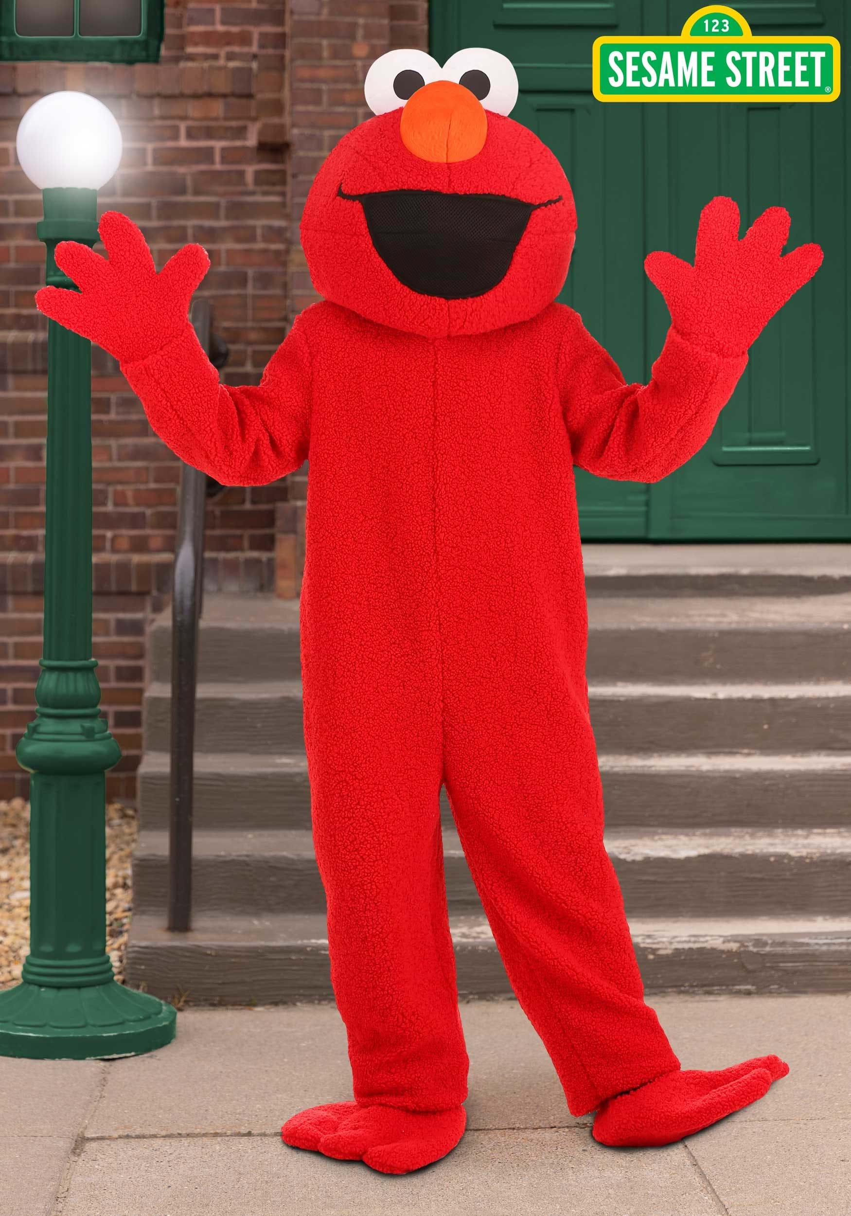 Elmo Mascot Adult Costume