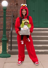 Sesame Street Adult Elmo Onesie Costume Sesame Street Adult Elmo Onesie Costume