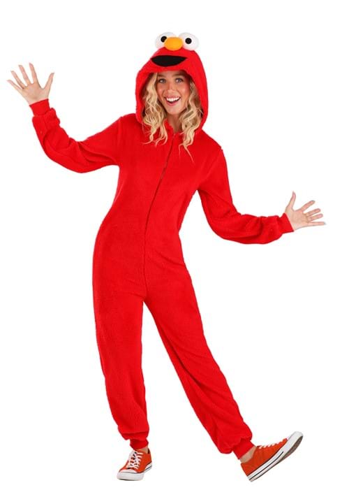 Sesame Street Adult Elmo Onesie Costume