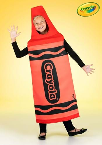 Kid's Red Crayola Crayon Costume-0