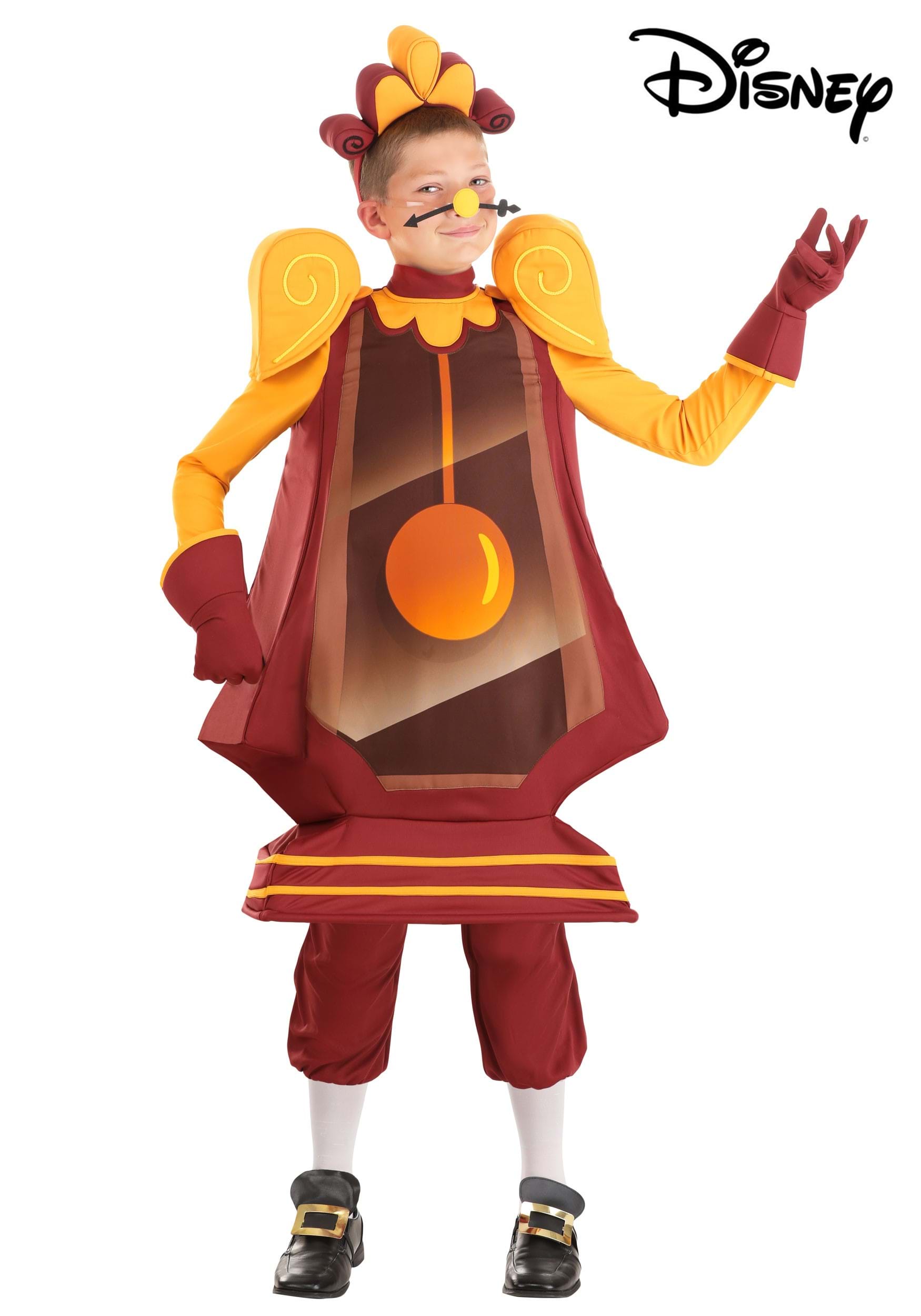 Kids Beauty And The Beast Cogsworth Costume