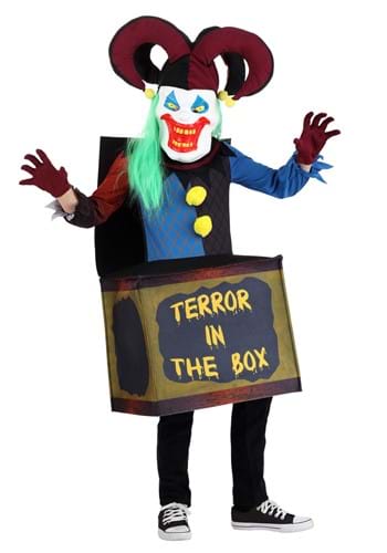 Kid's Jack in the Box Clown Costume